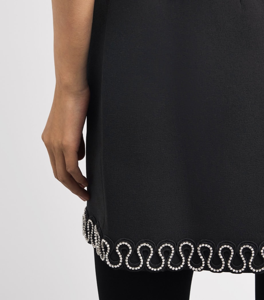 Embellished Nyx Mini Dress BLACK Image 6