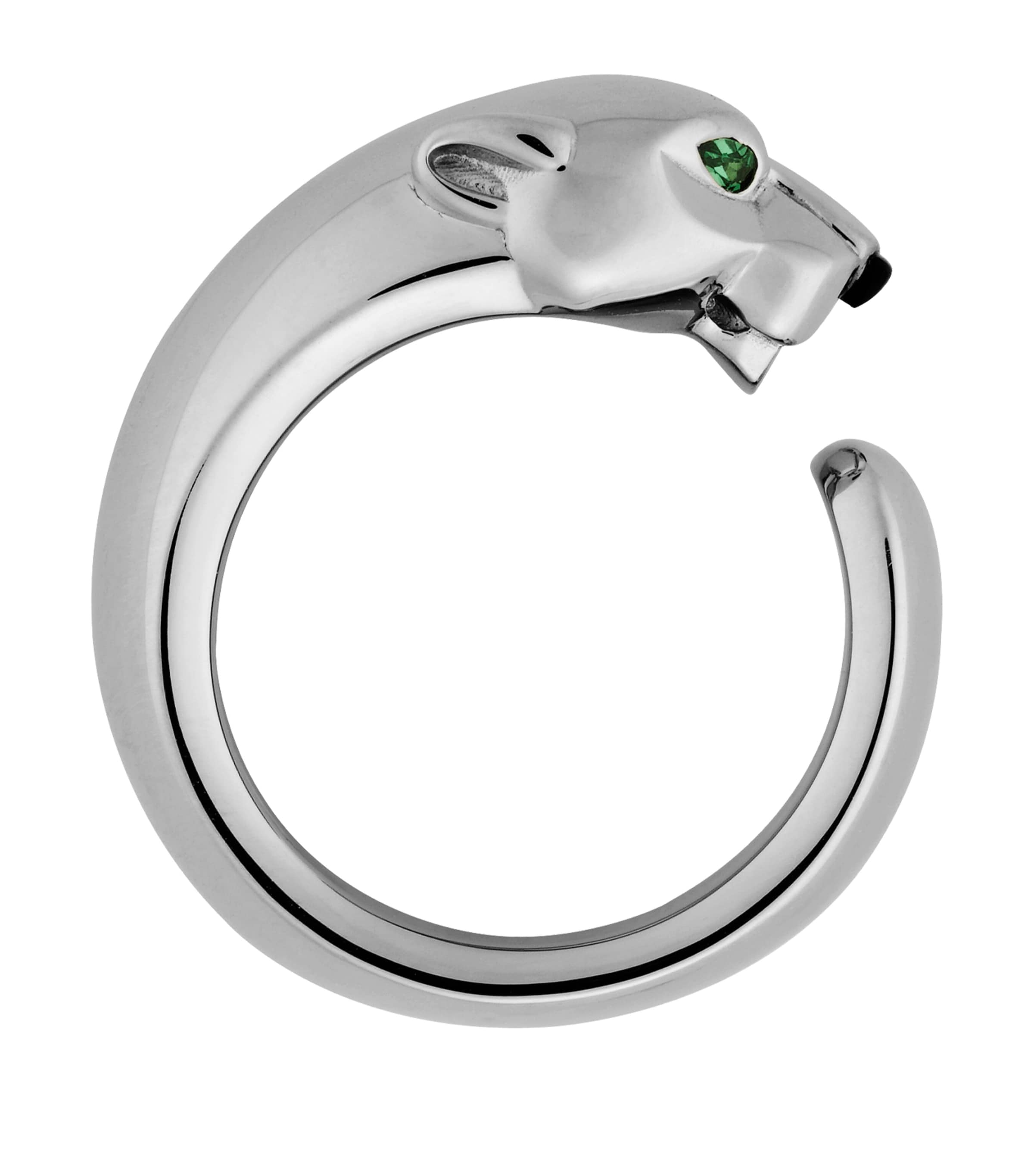 White Gold Massai Panthère de Cartier Ring WHITE GOLD Image 3