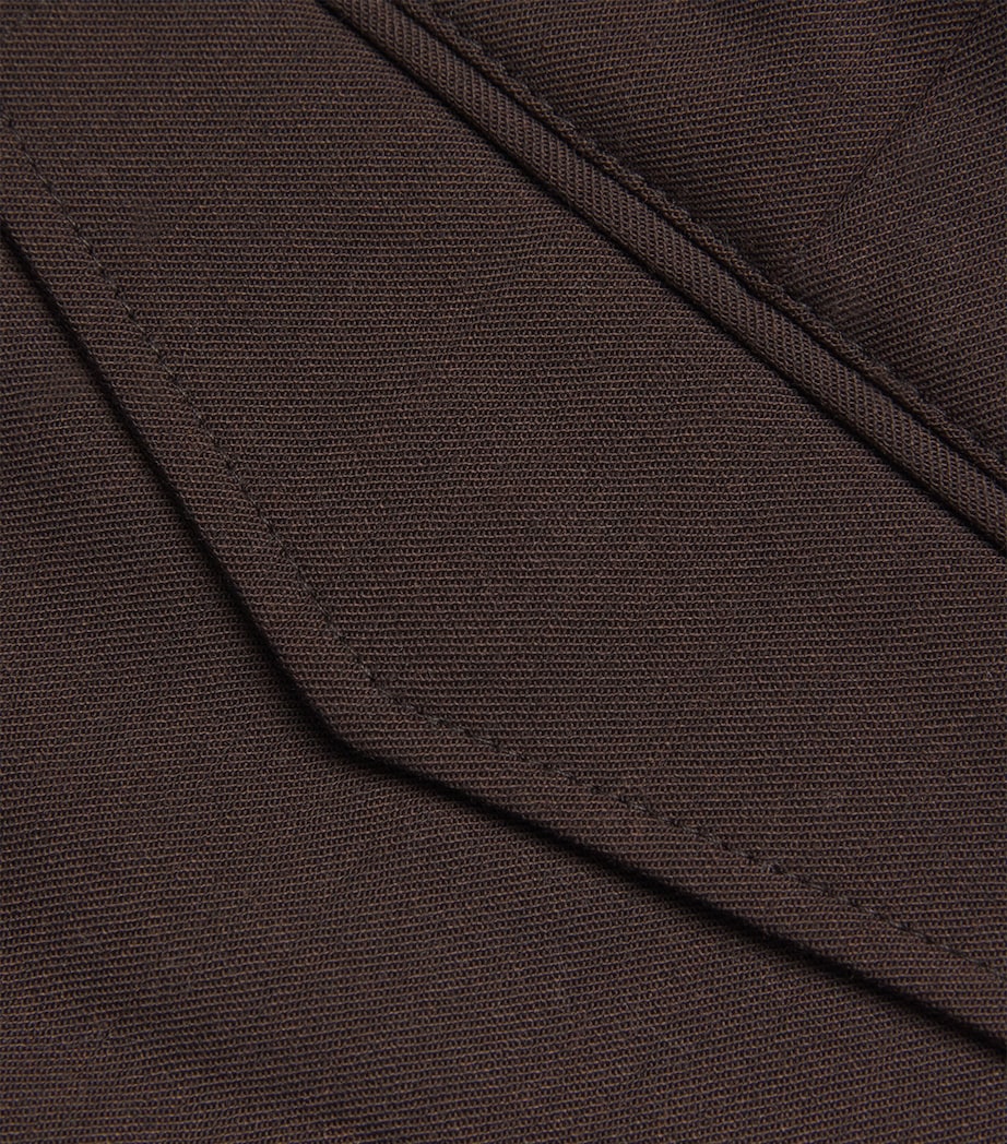 Aubyn Straight Trousers DARK BROWN Image 5