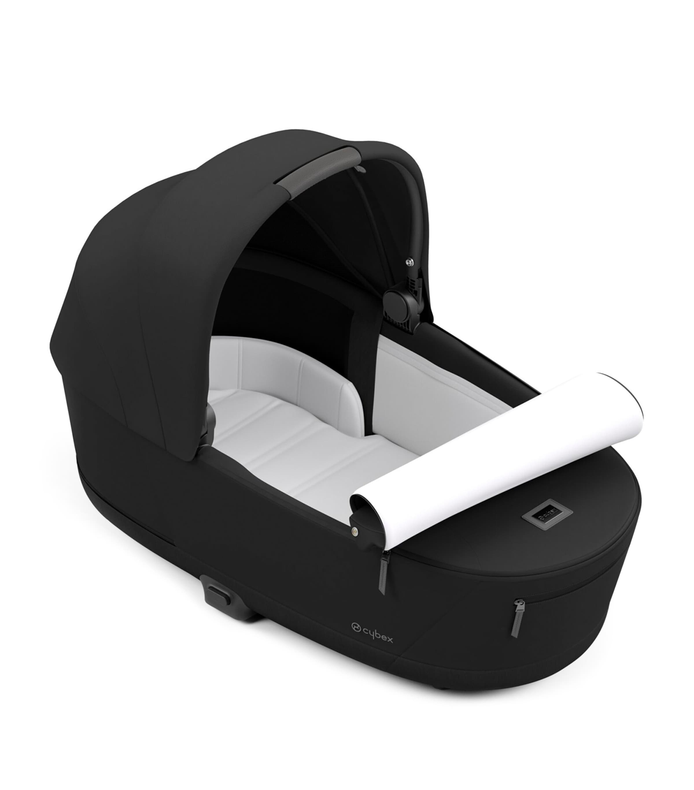 PRIAM Pushchair Lux Carrycot - Sepia Black SEPIA BLACK Image 3