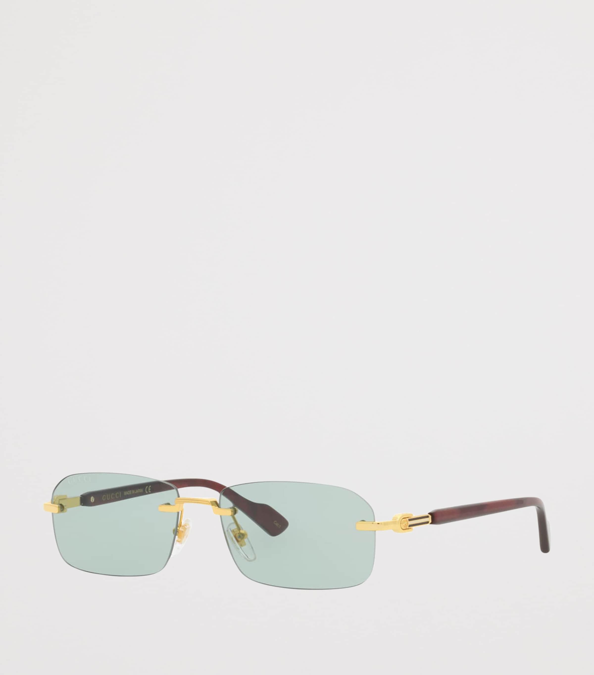 Gucci Rectangle Sunglasses Image 2