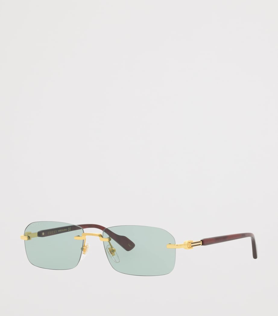 Gucci Rectangle Sunglasses Image 2