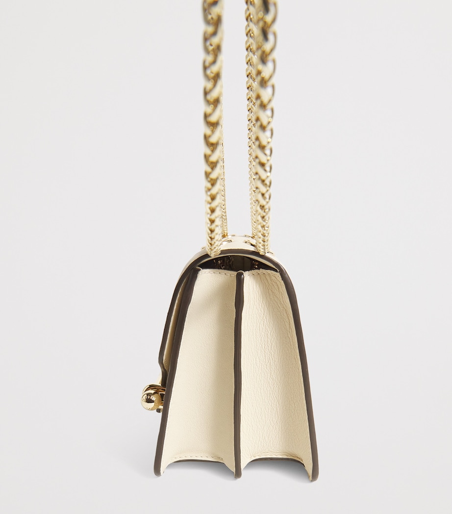 Mini Leather East-West Shoulder Bag VANILLA Image 6