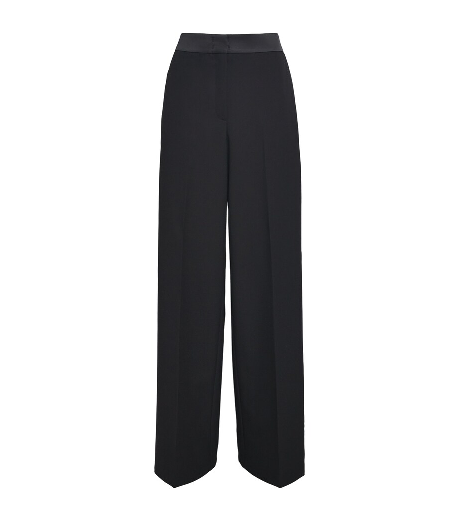 Twill Tuxedo Trousers BLACK Image 1