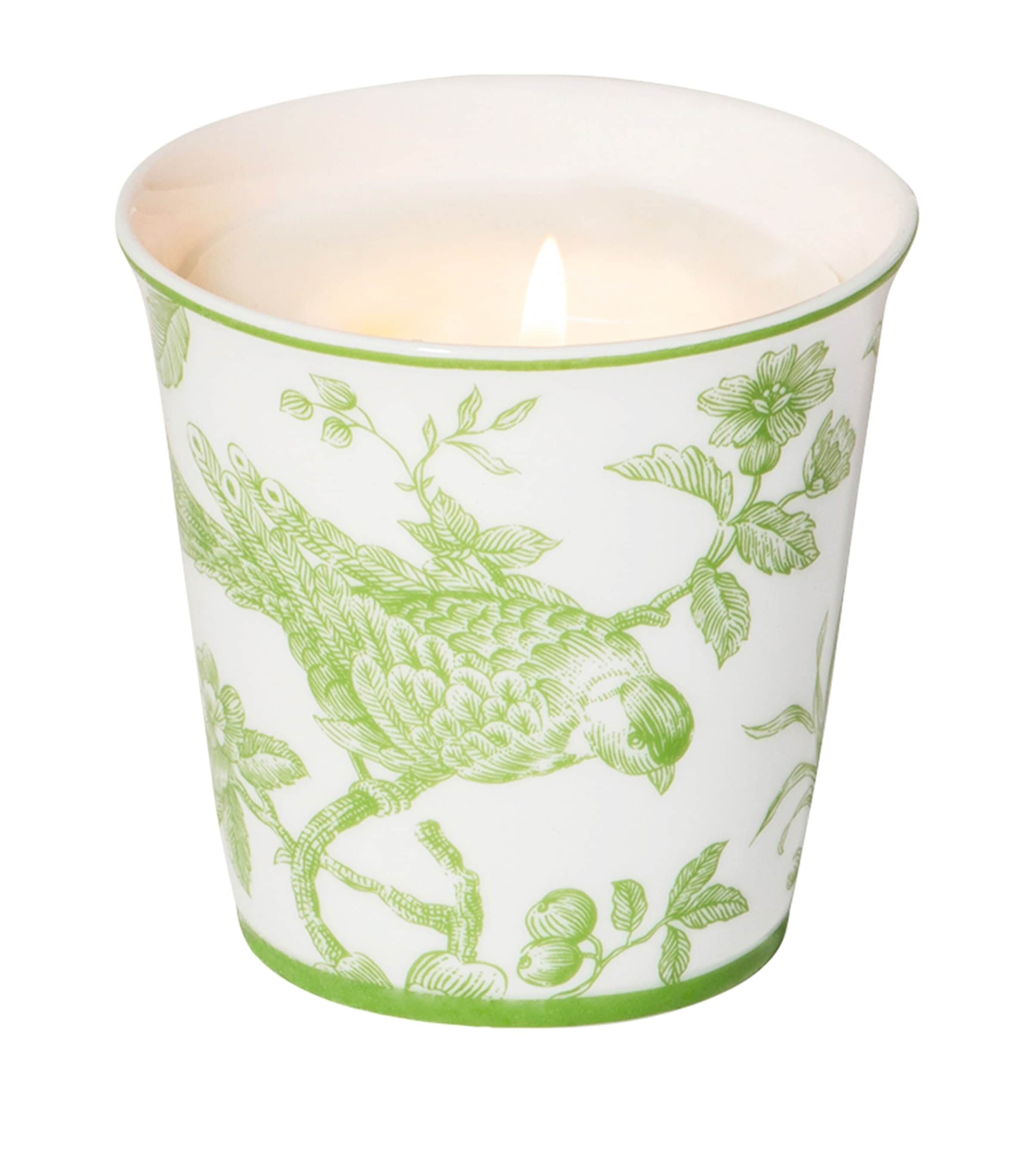 Bernardaud Albertine Tumbler Candle In Green