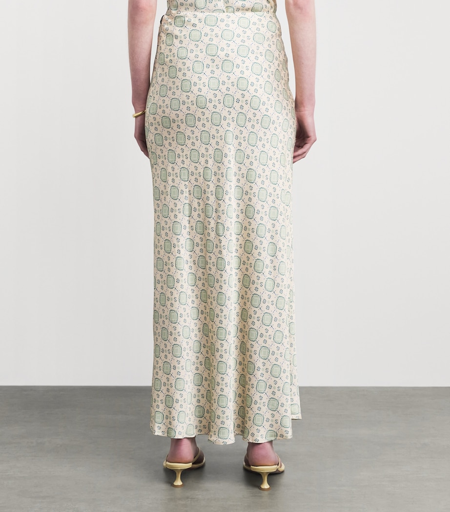 Claudie Pierlot Womens Printed Maxi Skirt Light Print Image 5