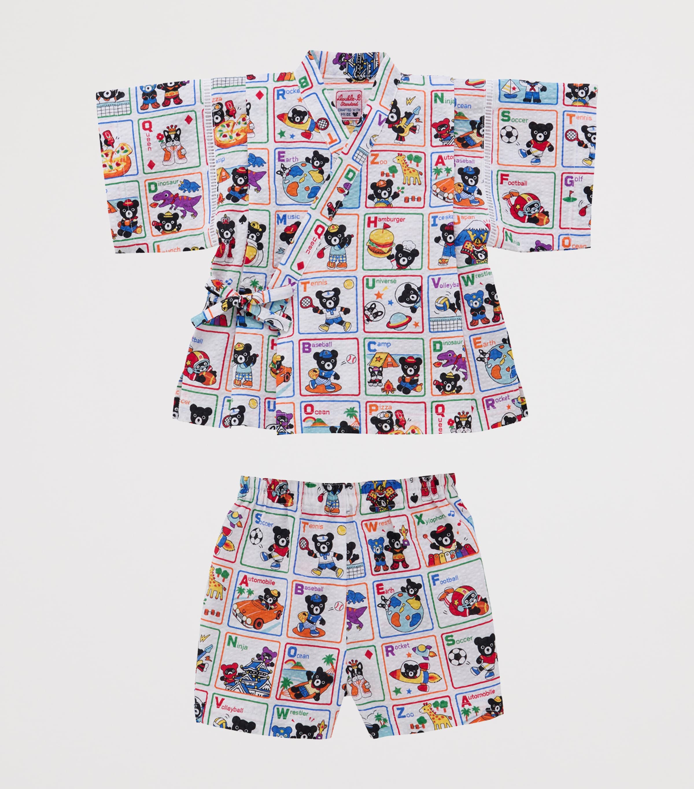 Miki House Cotton Pucci Jinbei Set (2-7 Years) Image 3
