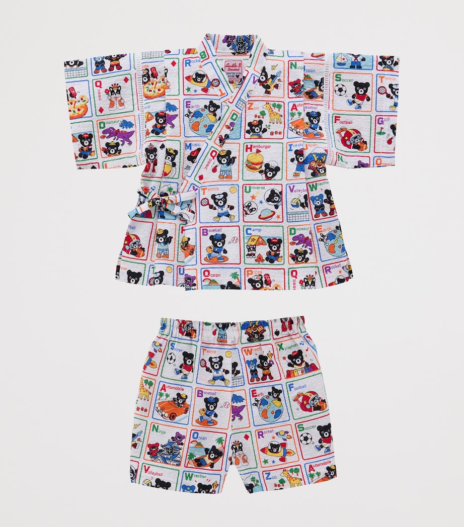 Miki House Cotton Pucci Jinbei Set (2-7 Years) Image 3