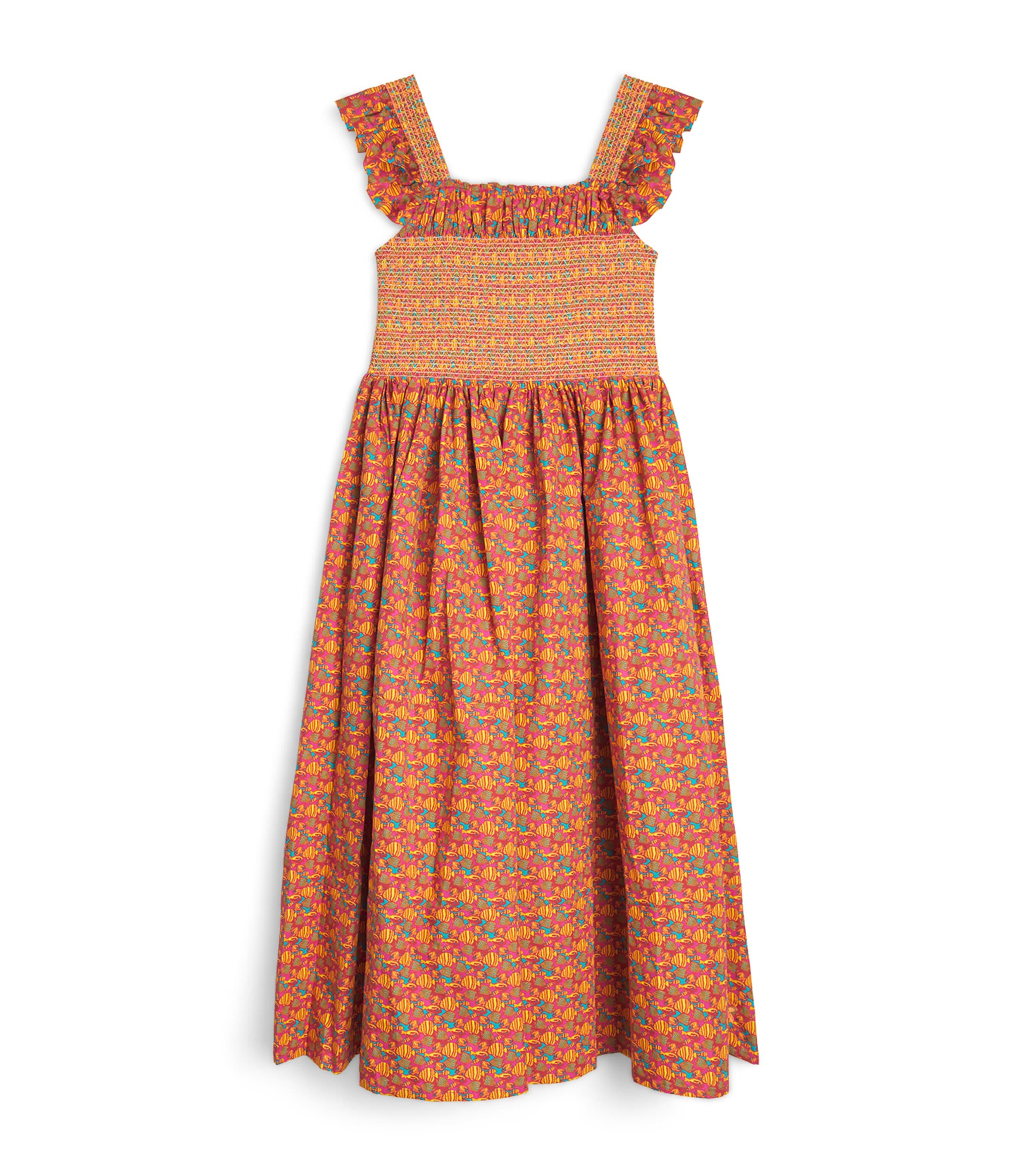Vilebrequin Kids Organic Cotton Fish Dress (4-14 Years) | Girls Clothing | Dresses | Designers | Vilebrequin