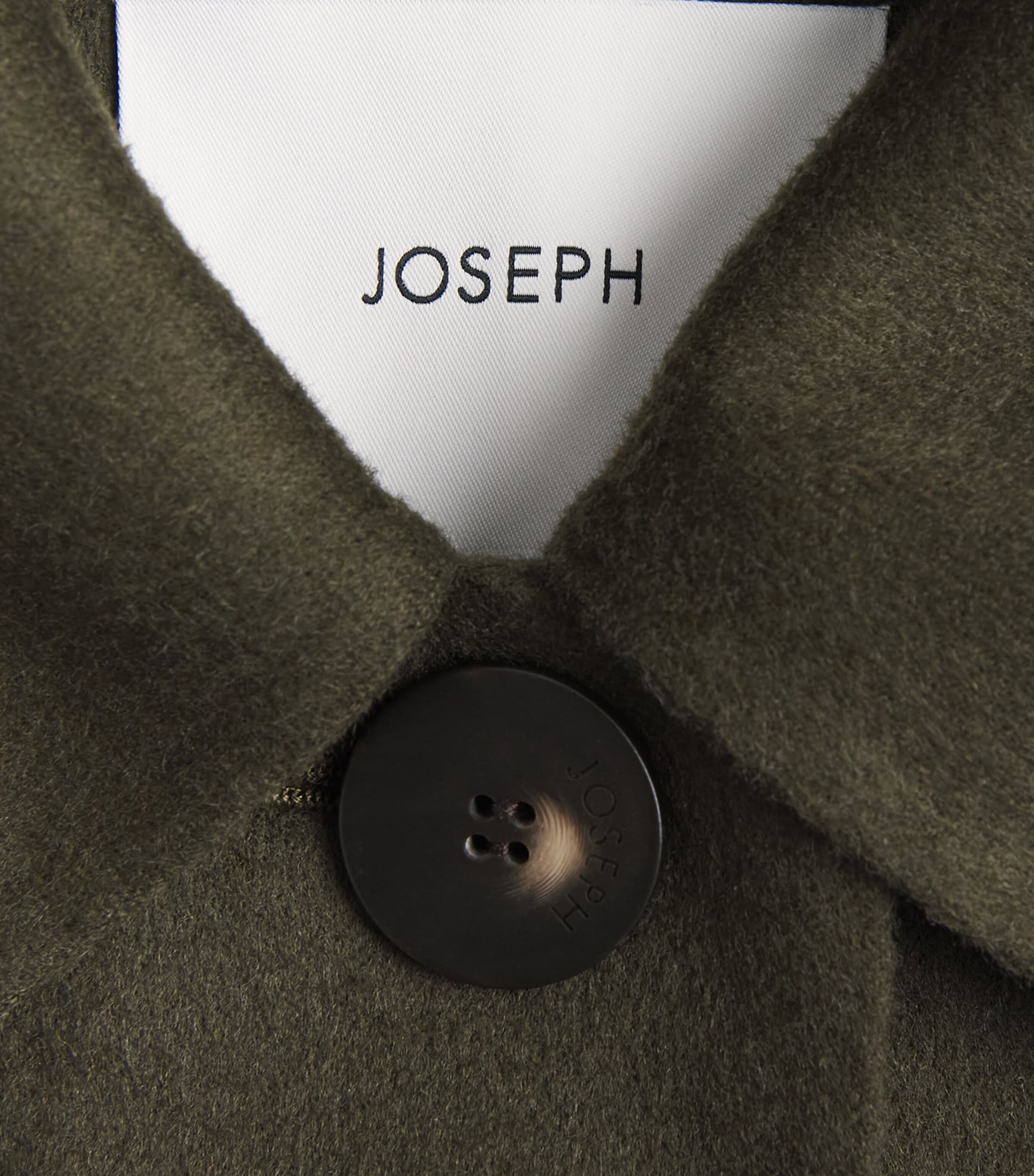 Wool-Silk Cropped Kalaa Jacket PALM LEAF Image 5