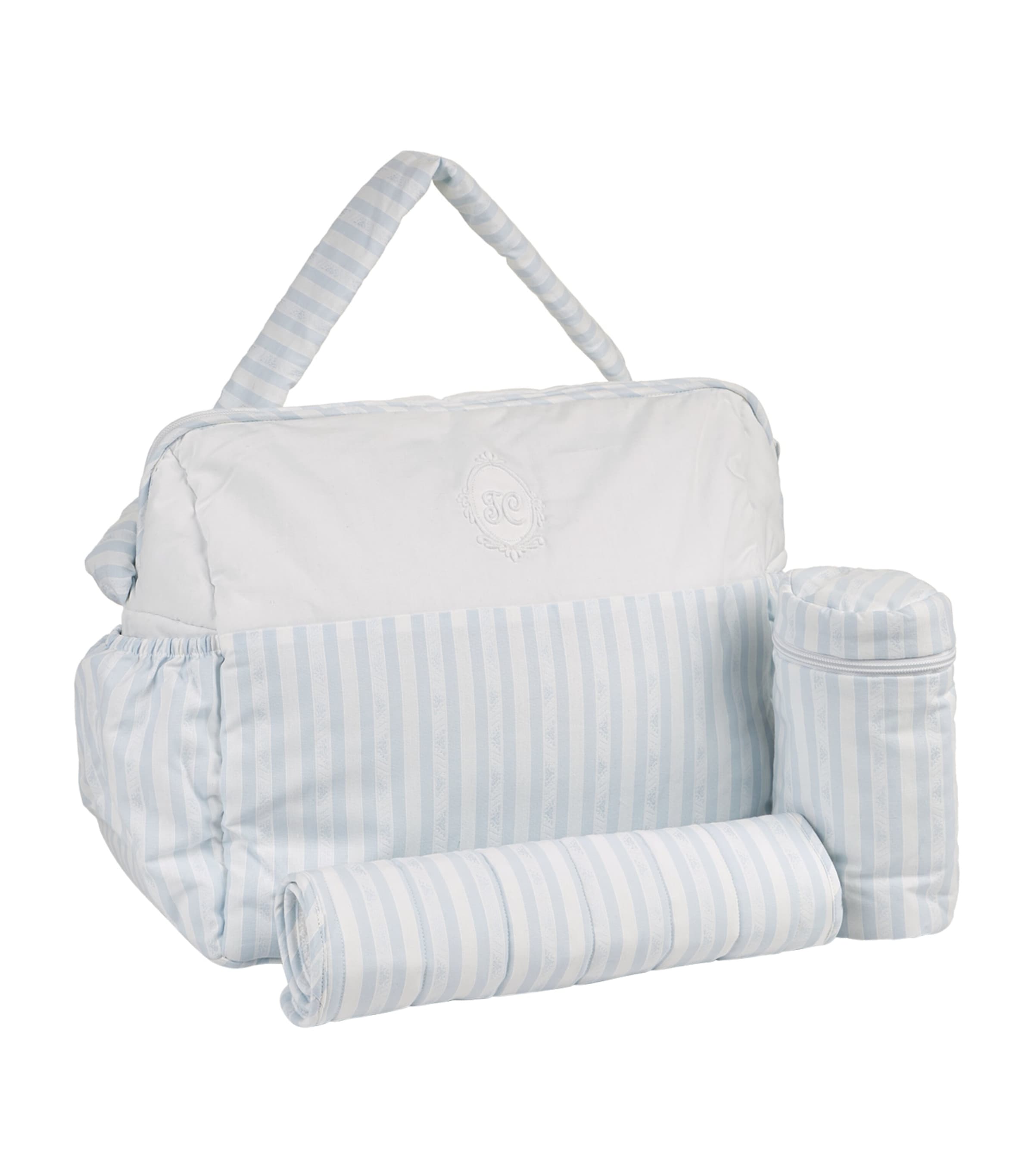 Striped Changing Bag 41 BLEU BLUE Image 2