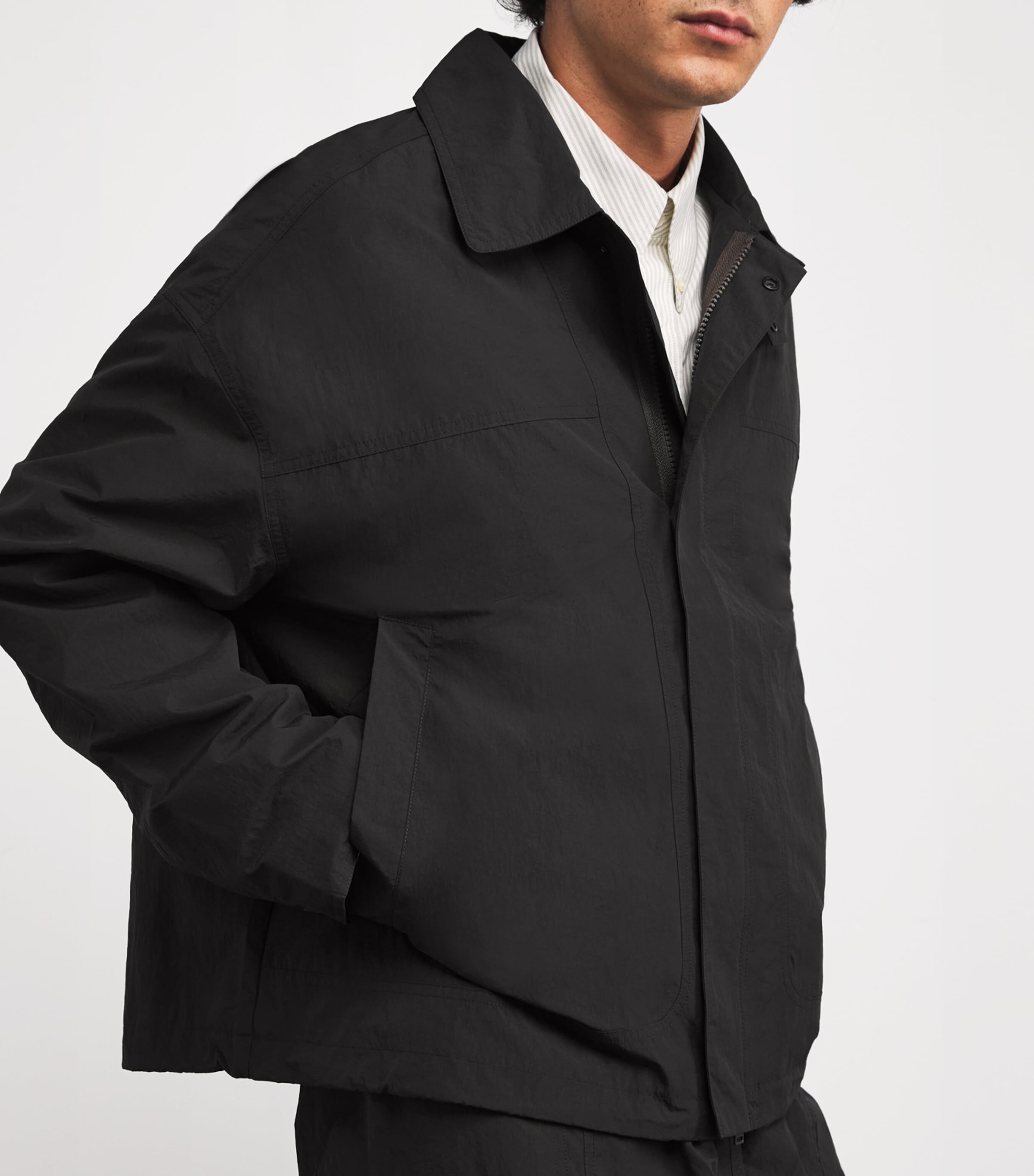 studio nicholson フィールドジャケット Namu Shop - Studio Nicholson Vista Jacket - Washed Black