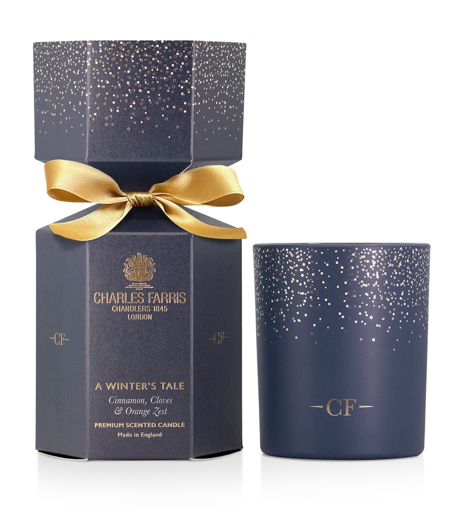 Winter's Tale Cracker Candle (185g) BLUE Image 2