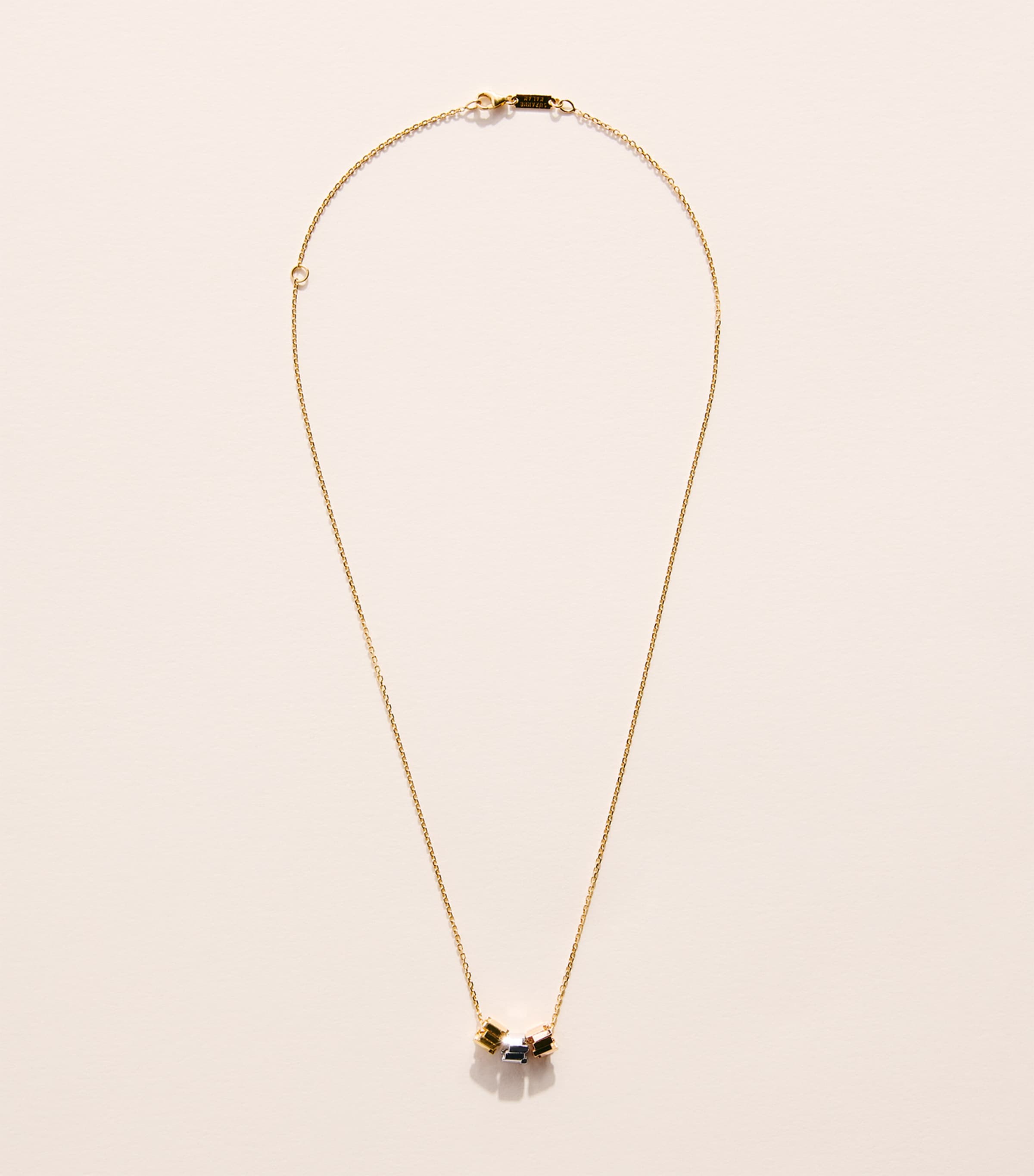 Suzanne Kalan Mixed Gold Infinite Necklace Yrwg Image 3
