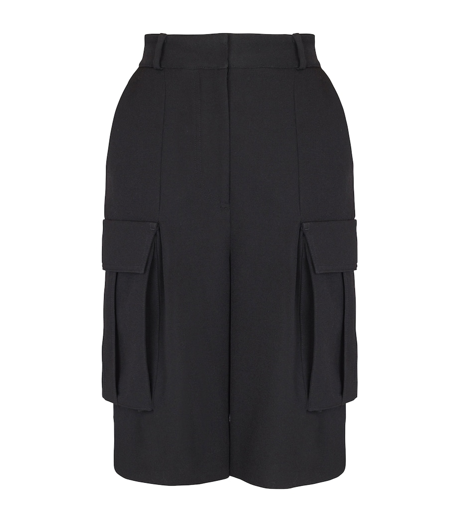 Wool Bermuda Shorts 0PA NOIR Image 1