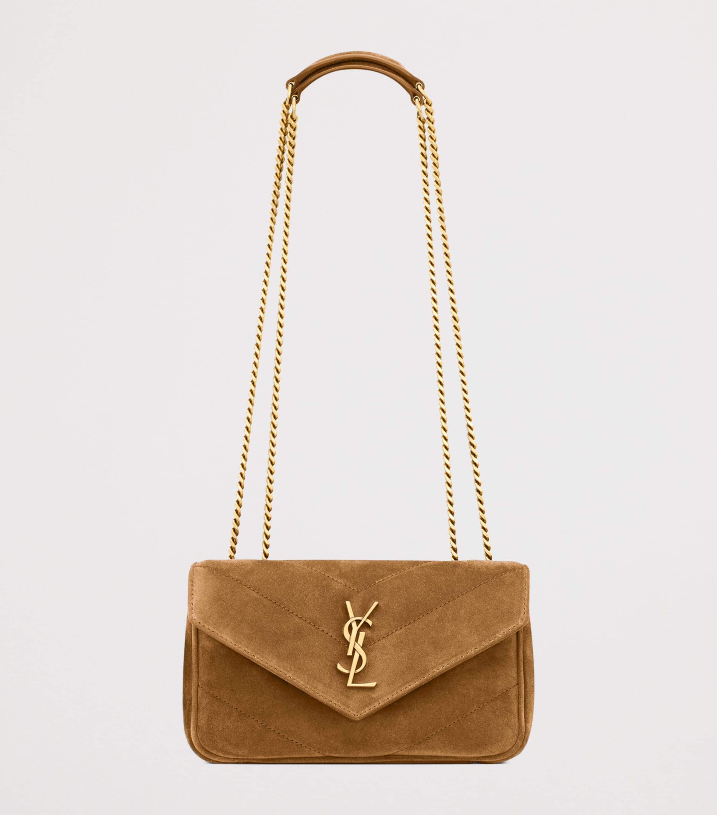 Saint Laurent Mini Suede Loulou Shoulder Bag Image 2