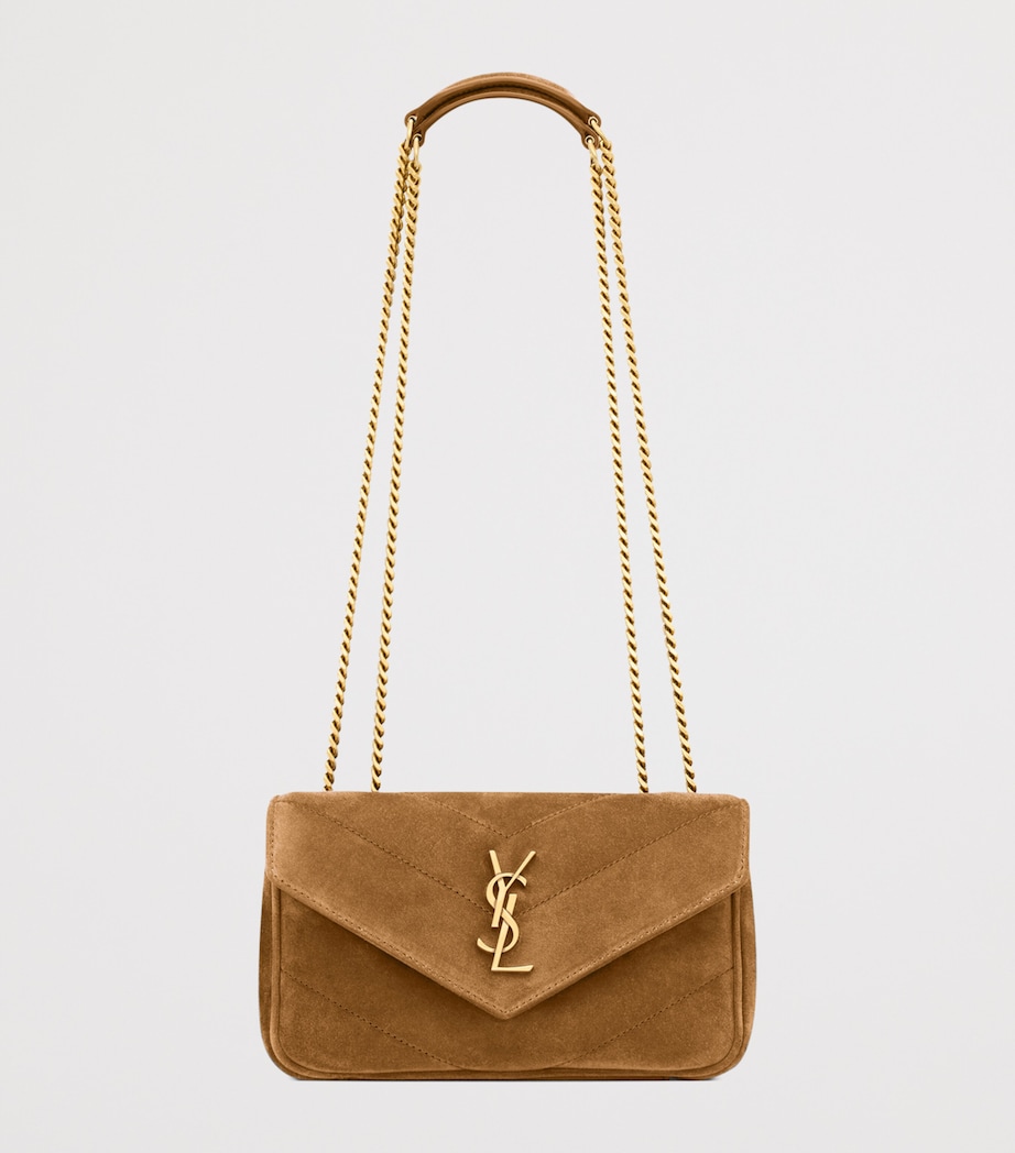 Saint Laurent Mini Suede Loulou Shoulder Bag Image 2