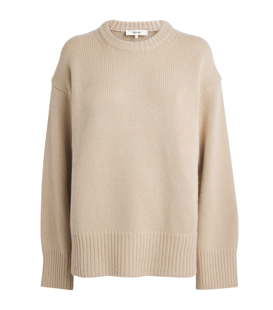 Cashmere Crew-Neck Sweater OATMEAL HEATHER Image 1