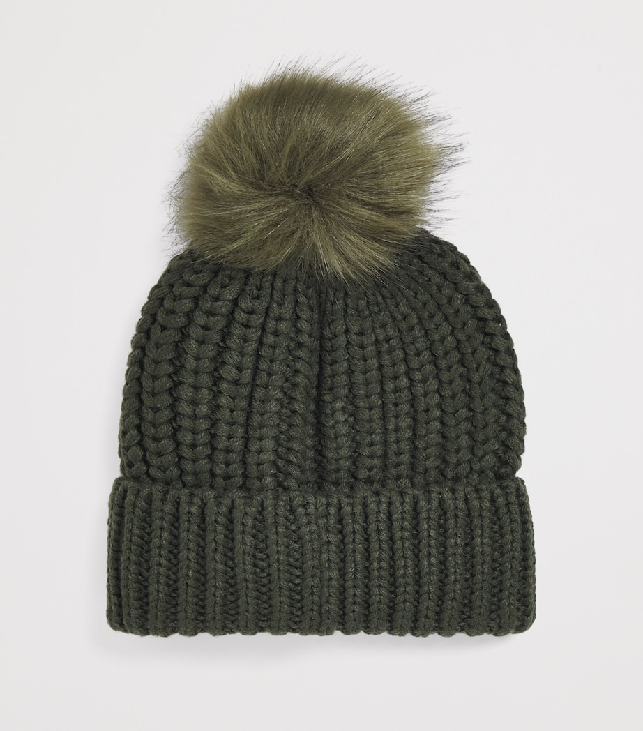 Pom-Pom Saltburn Beanie OLIVE Image 2