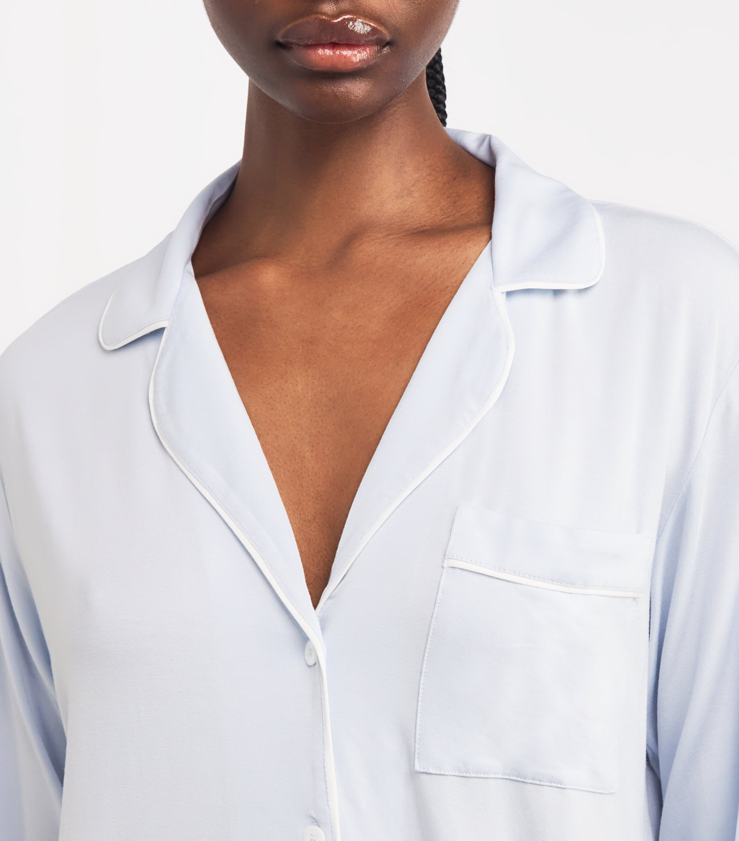 Gisele Sleep Shirt ICE BLUE/IVORY Image 4
