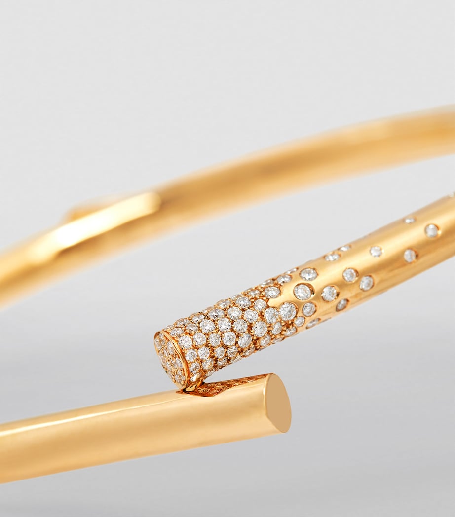 Yellow Gold and Diamond Oera Bangle YELLOW GOLD Image 6