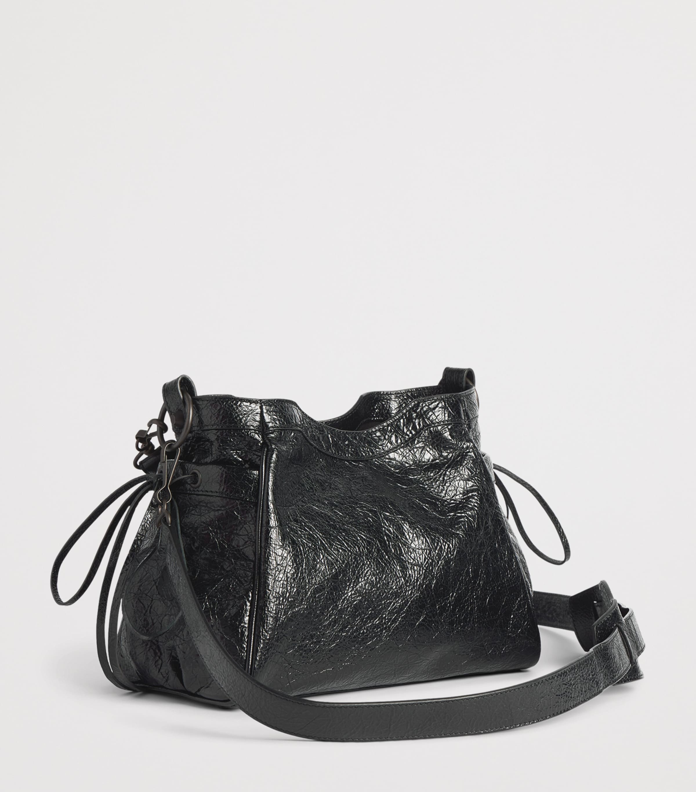 Balenciaga Womens Lambskin Le City Shoulder Bag Image 4