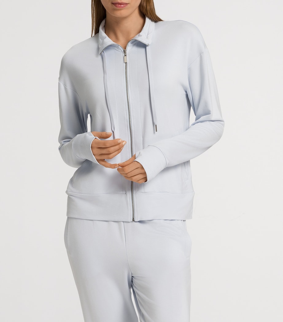 Balance Zip-Up Cardigan POWDER BLUE Image 3