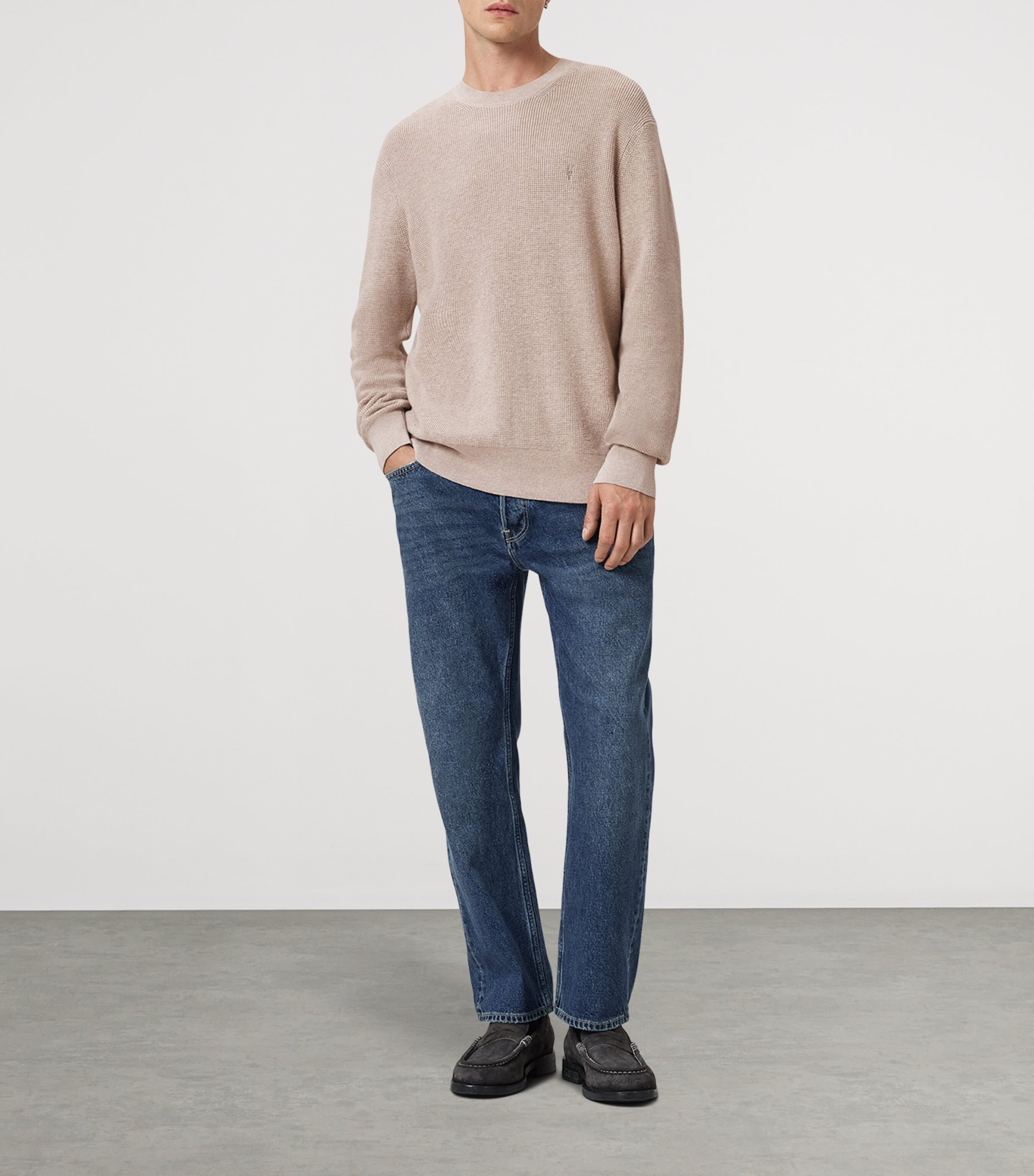 Organic Cotton-Wool Aspen Sweater MOON GREY Image 5