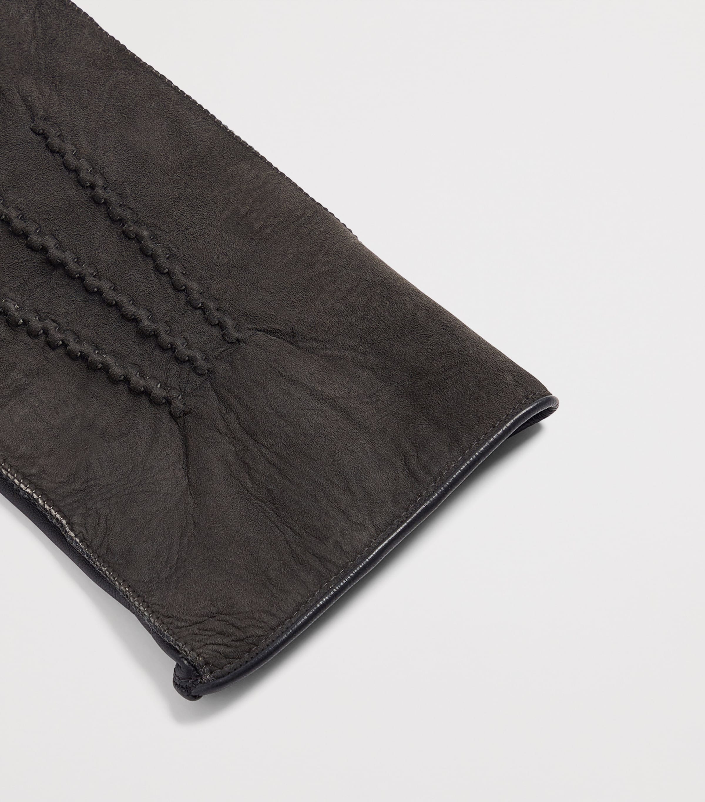 Leather Gloves 037MID GREY Image 2