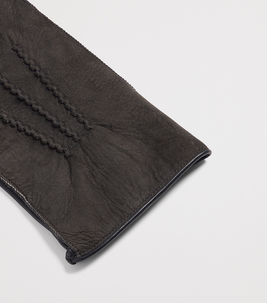 Leather Gloves 037MID GREY Image 2