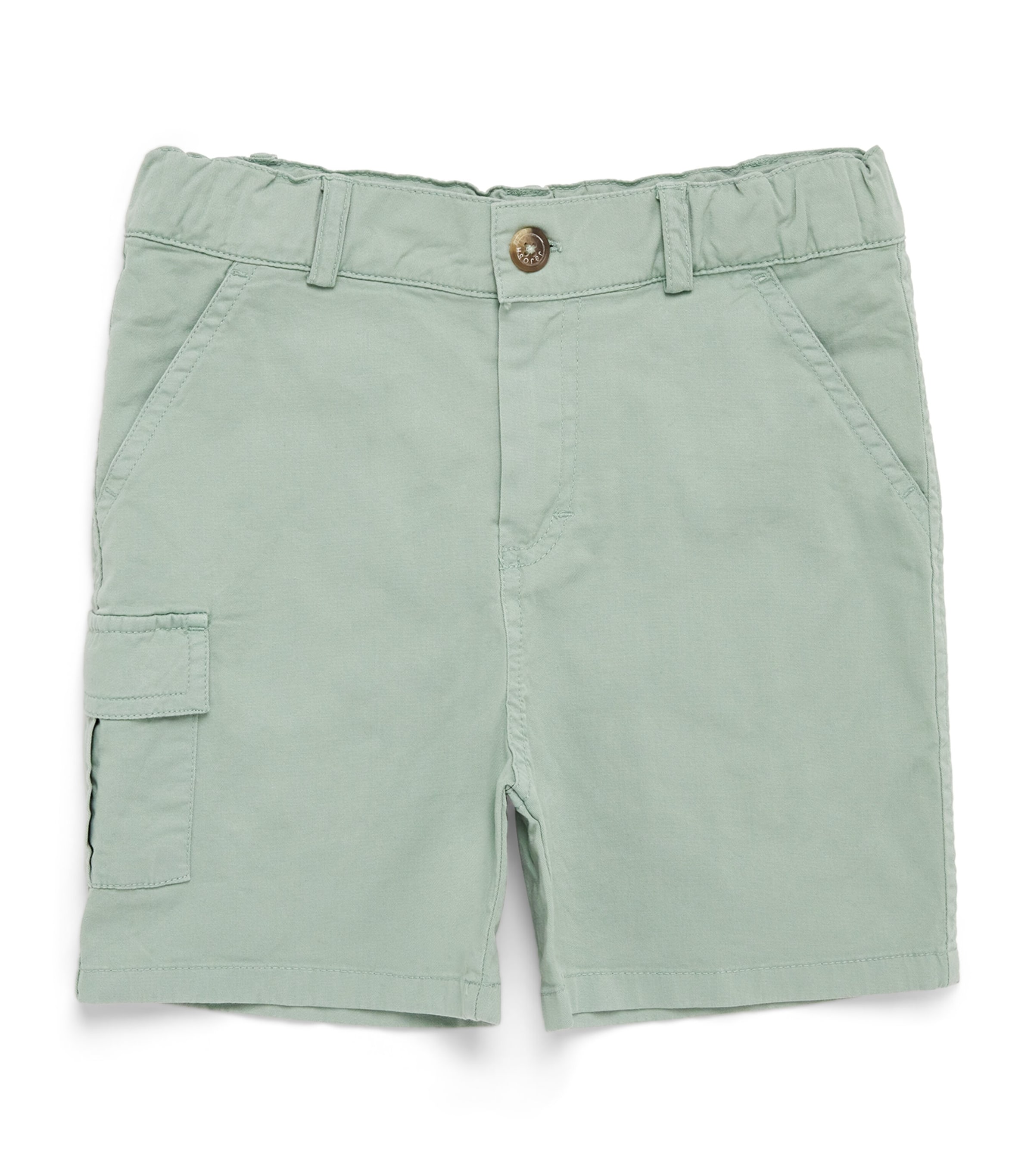 Shop J & Josh Linen-cotton Drawstring Shorts In Green