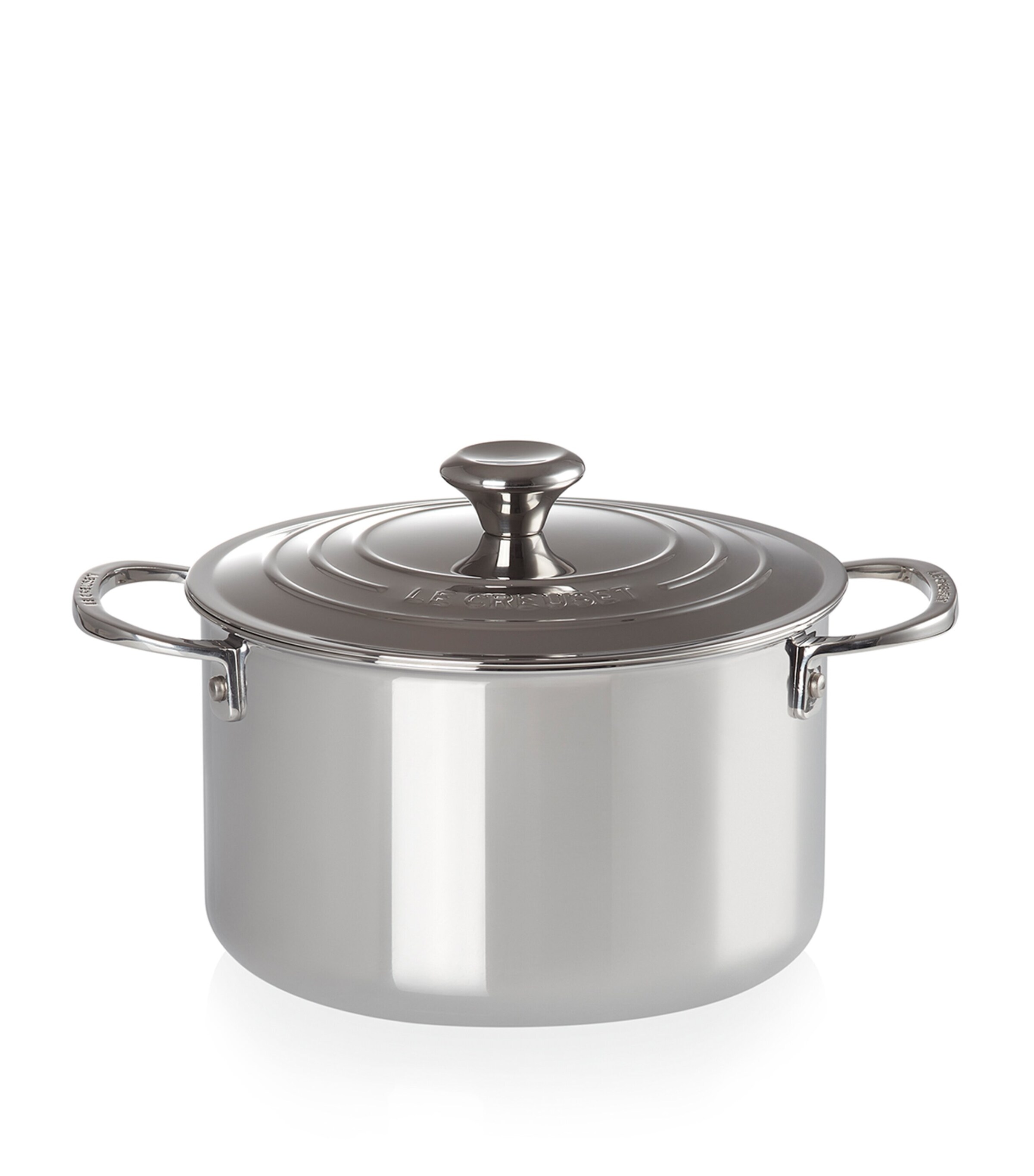 Le Creuset 3-Ply Stainless Steel Signature Saucepans (Set of 6) Stainless Steel Image 6