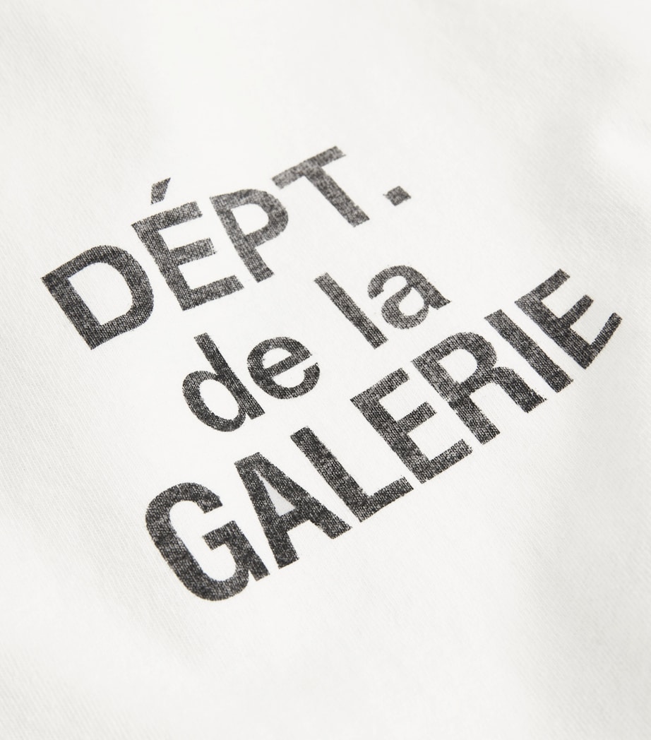 Cotton Logo T-Shirt WHITE Image 5