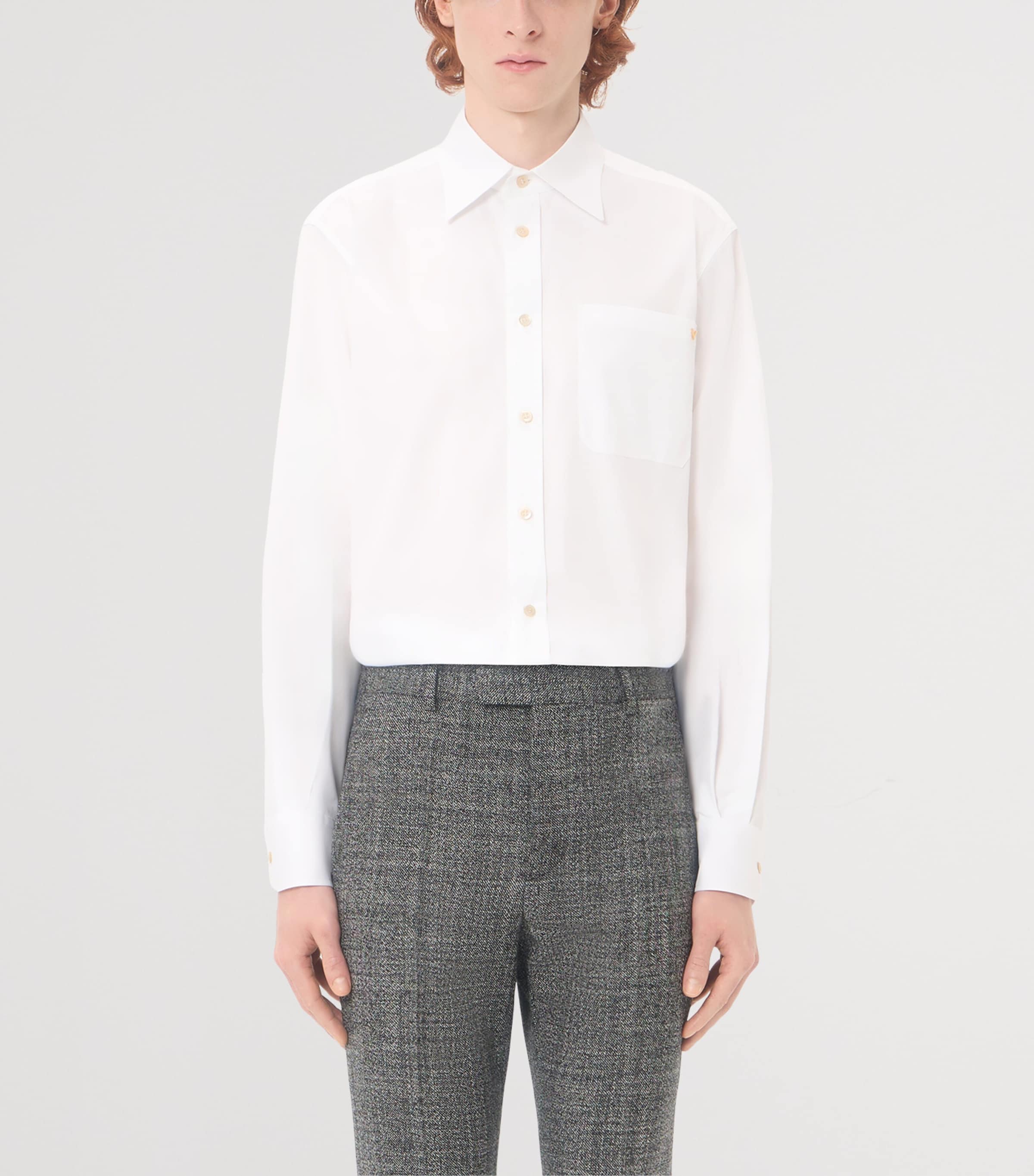 Valentino Mens Cotton VGold Shirt Image 3