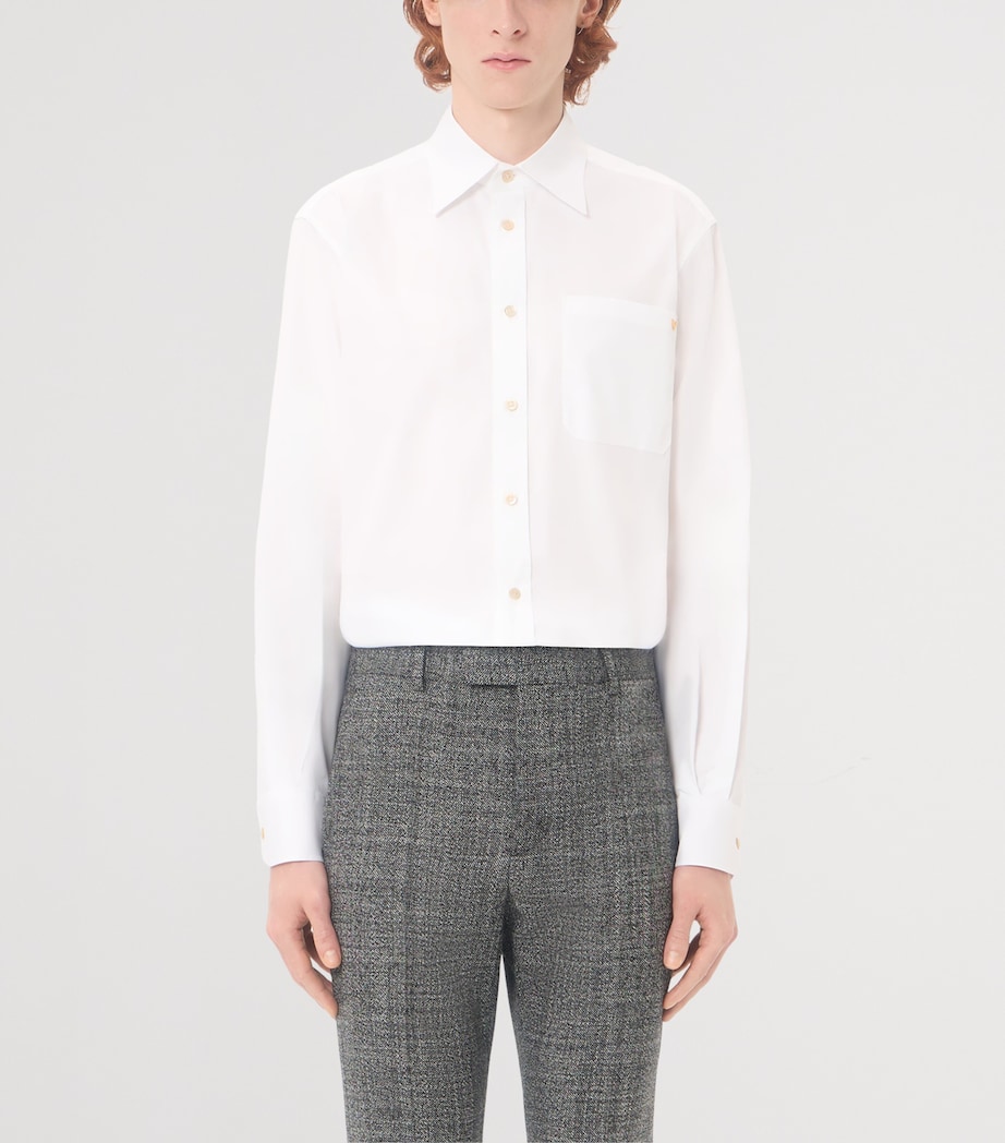 Valentino Mens Cotton VGold Shirt Image 3