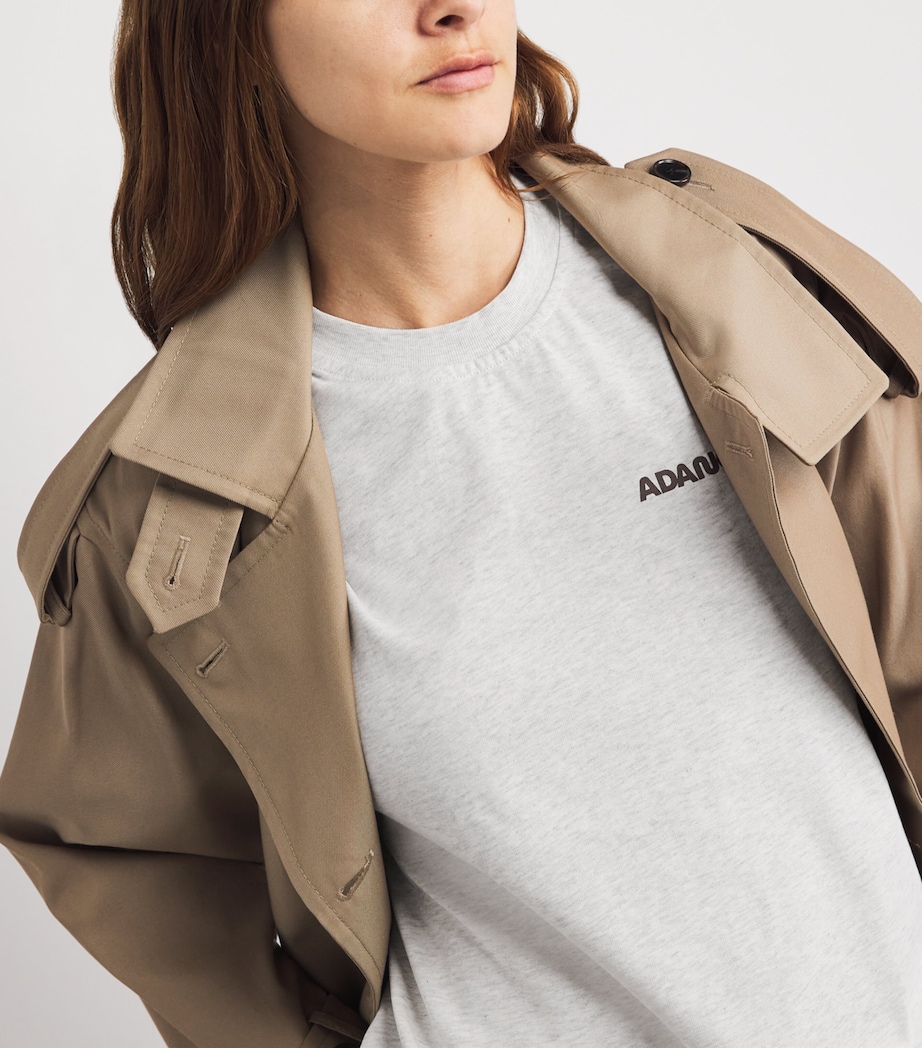 Organic Cotton Movement T-Shirt LGHT GR MLN/DSK PRP Image 6