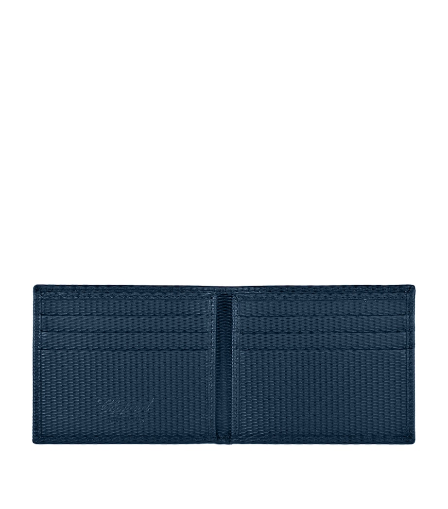 Leather Classic Mini Wallet BLUE Image 2