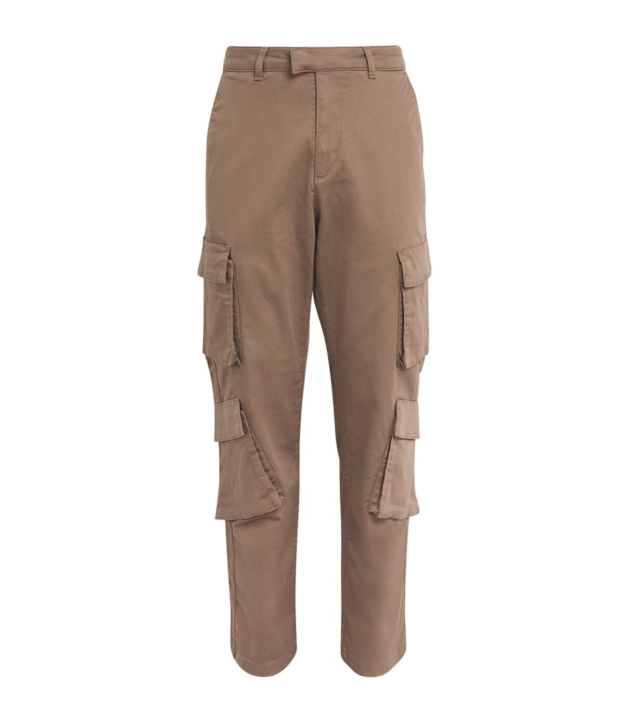 Cotton Cargo Pocket Trousers CLOVE Image 1