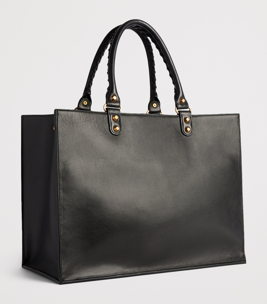 Balenciaga Large Leather Le City Tote Bag Image 5