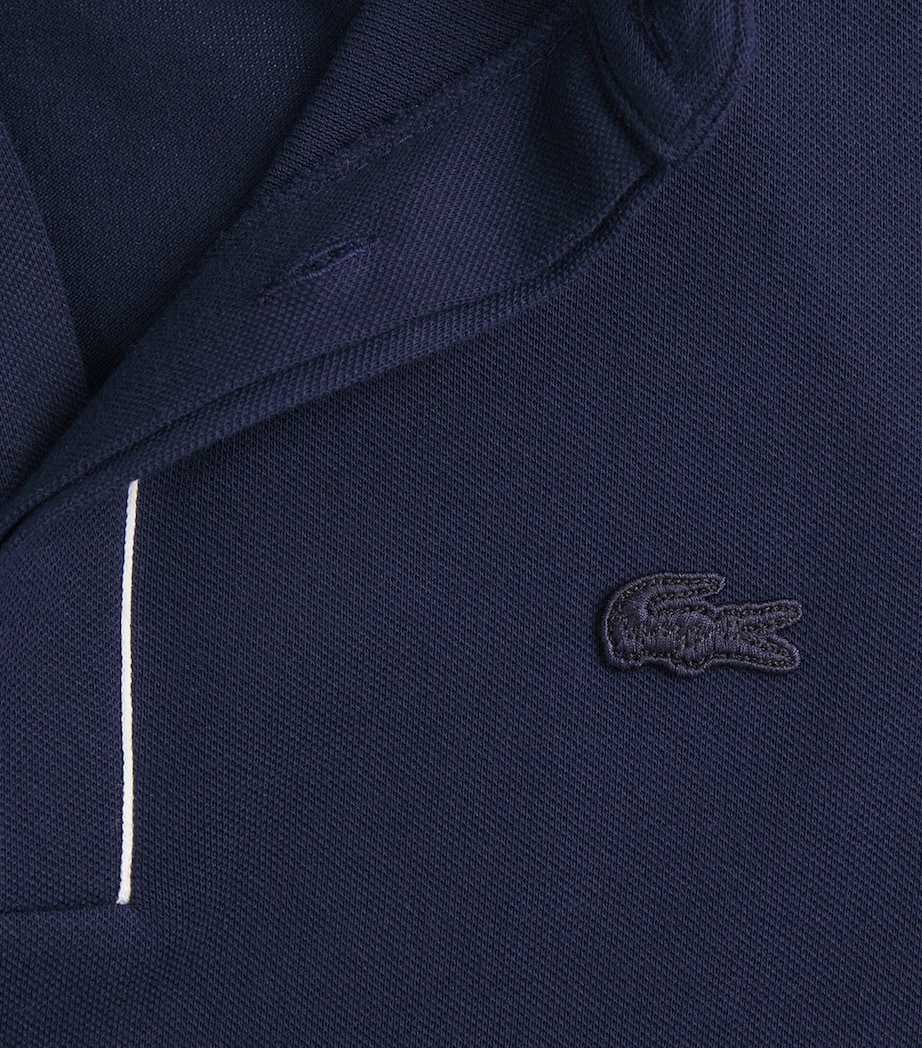 Lacoste Mens Cotton Original Polo Shirt Navy Blue Image 6