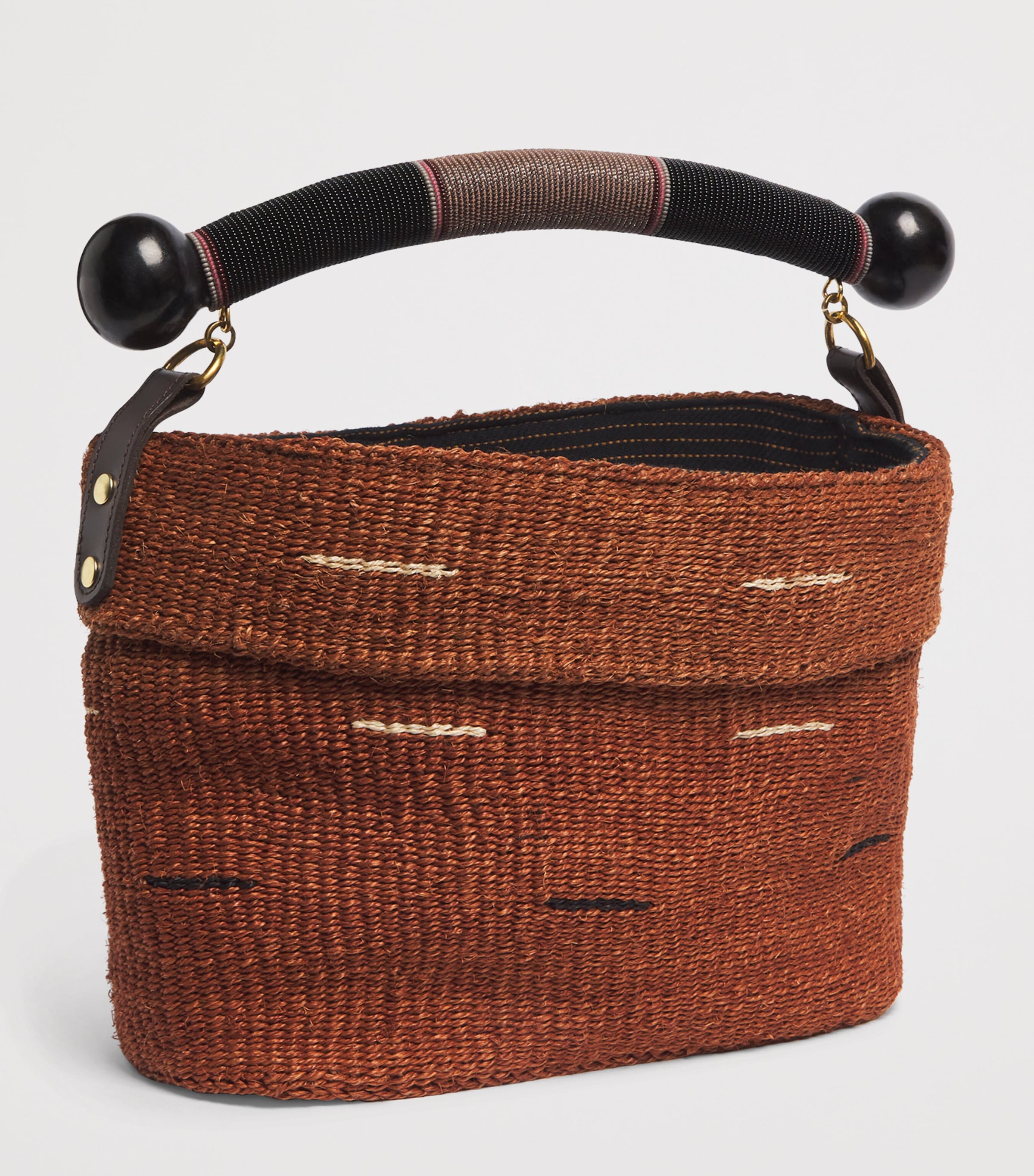Studio Namnyak Multi Large Sisal Kiondo Basket Bag | Harrods UK