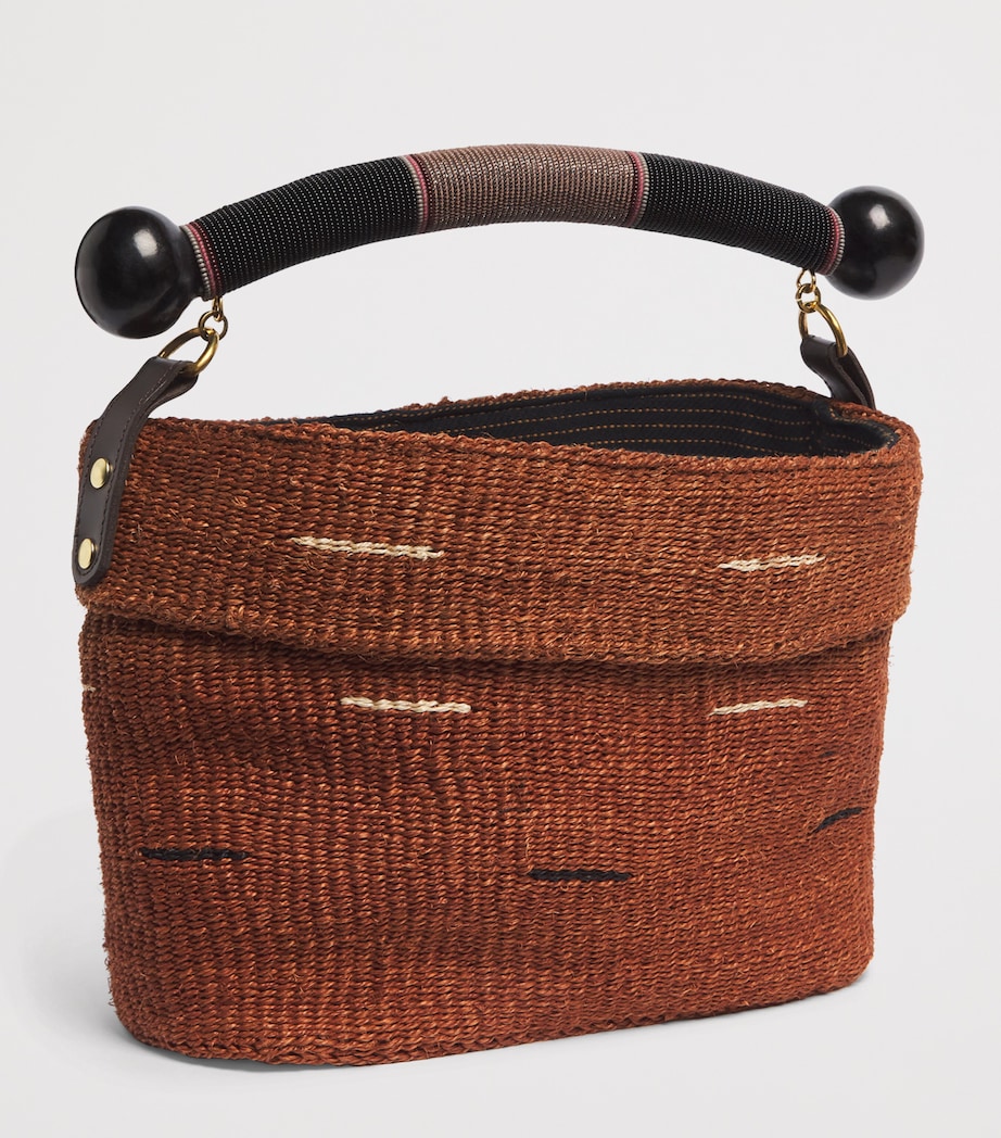 Studio Namnyak Multi Large Sisal Kiondo Basket Bag | Harrods UK