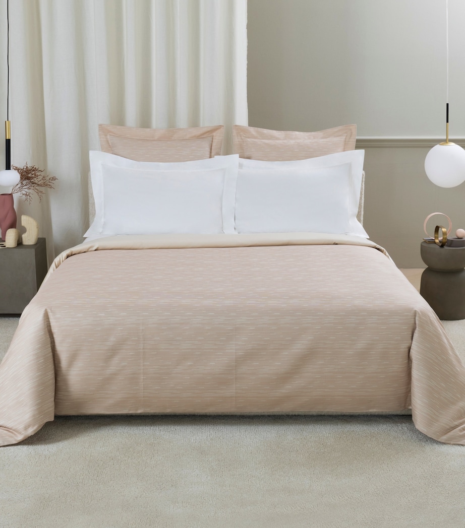 Frette Stardust Jacquard Queen Duvet Cover (240cm x 220cm) Vanilla/misty Image 5