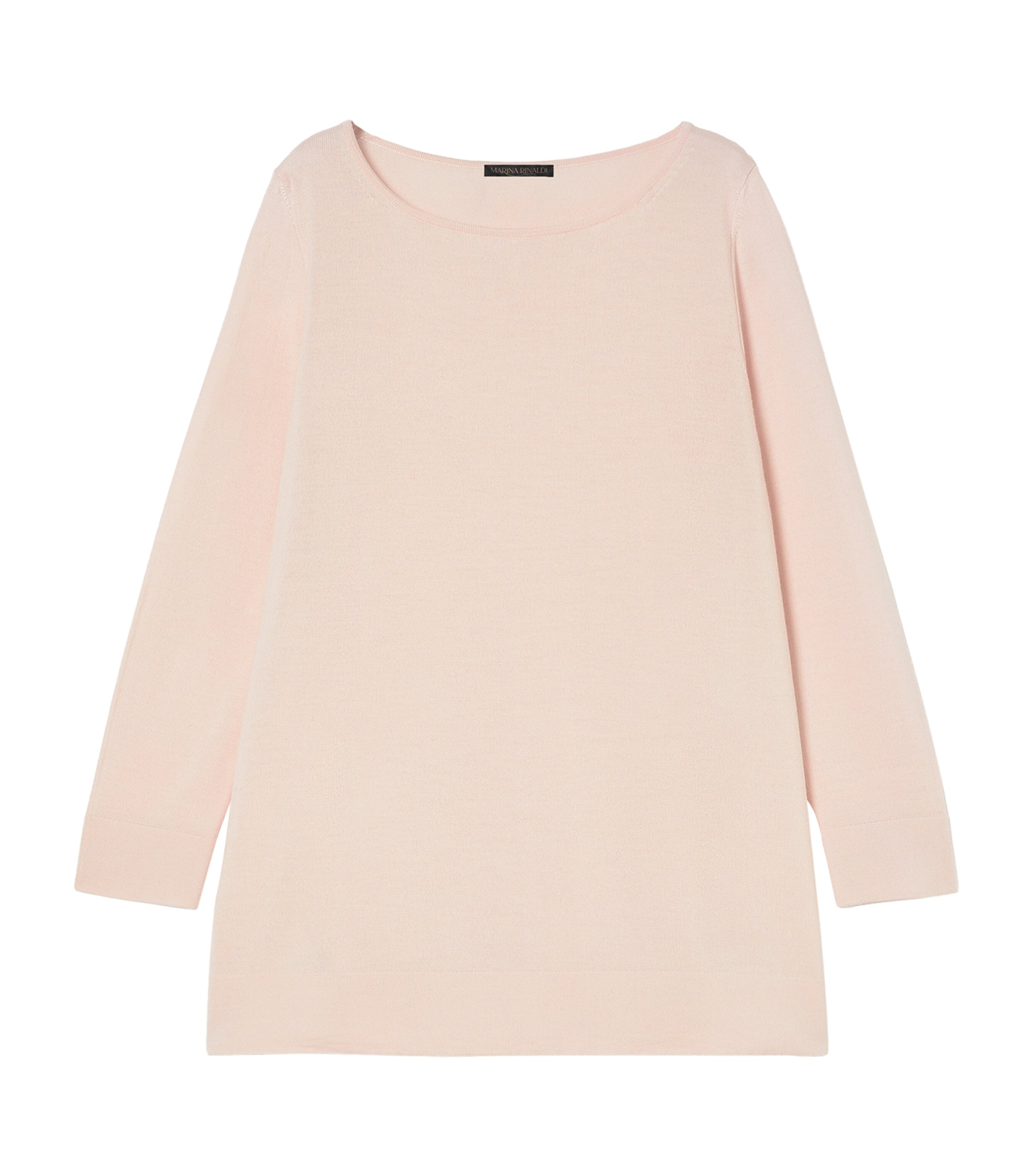 Marina Rinaldi Virgin Wool Aly Sweater In Pink