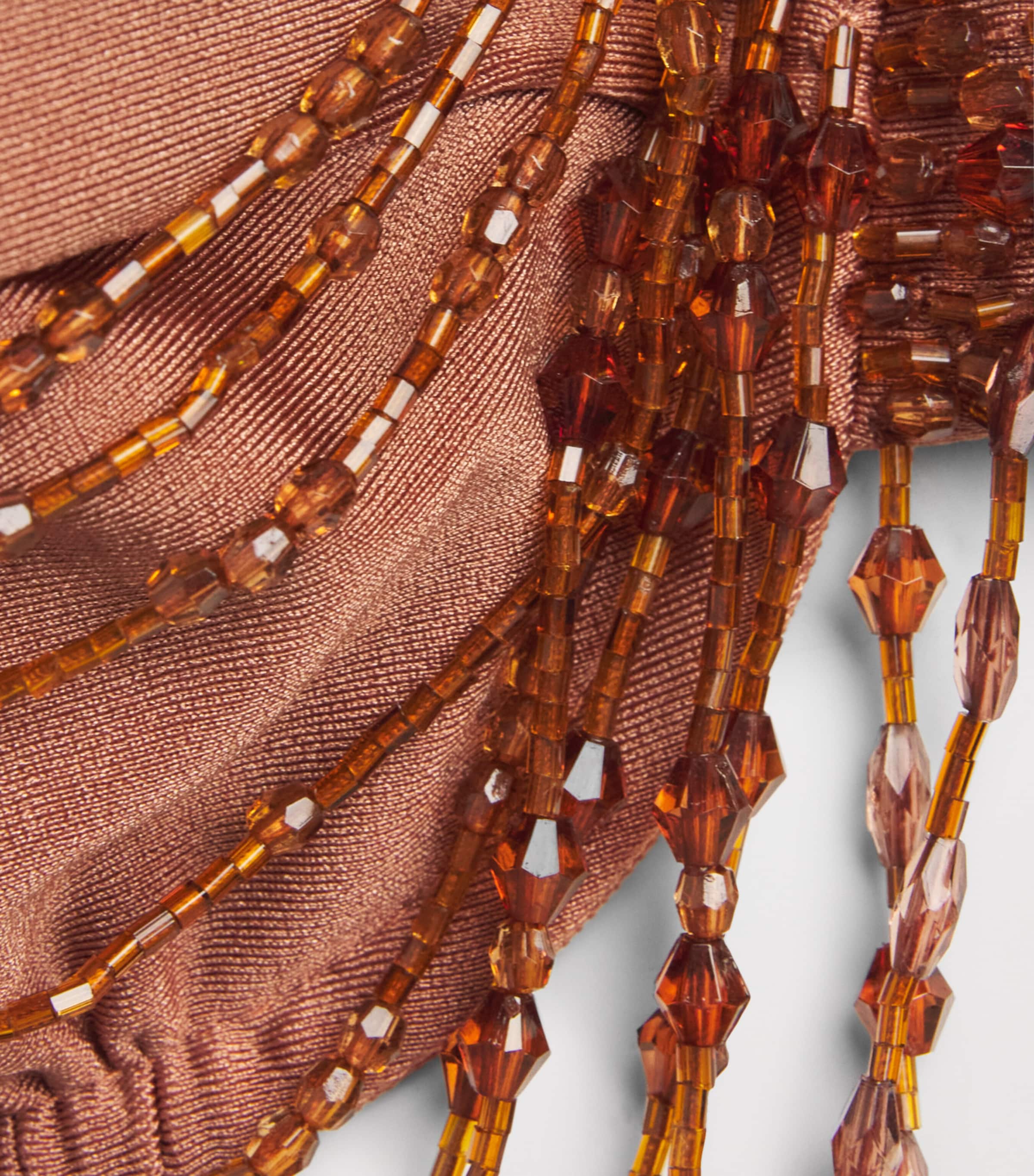 Embellished Halterneck Bikini Top COPPER Image 4