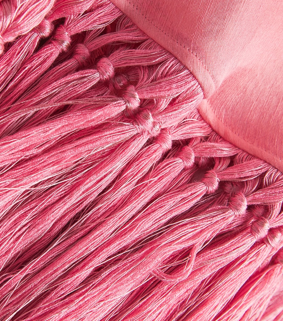 Linen-Blend Arno Maxi Dress ORCHID PINK Image 5