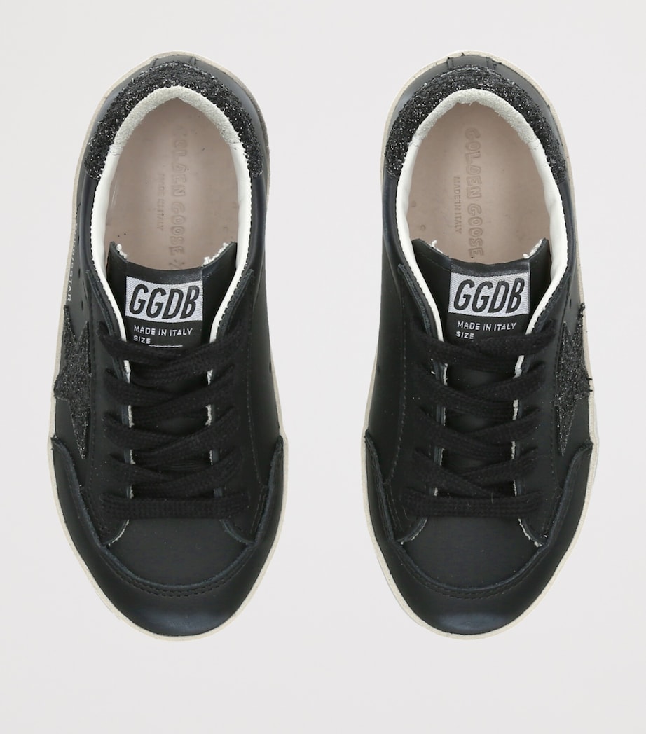 Golden Goose Leather Super-Star Sneakers Black Image 3