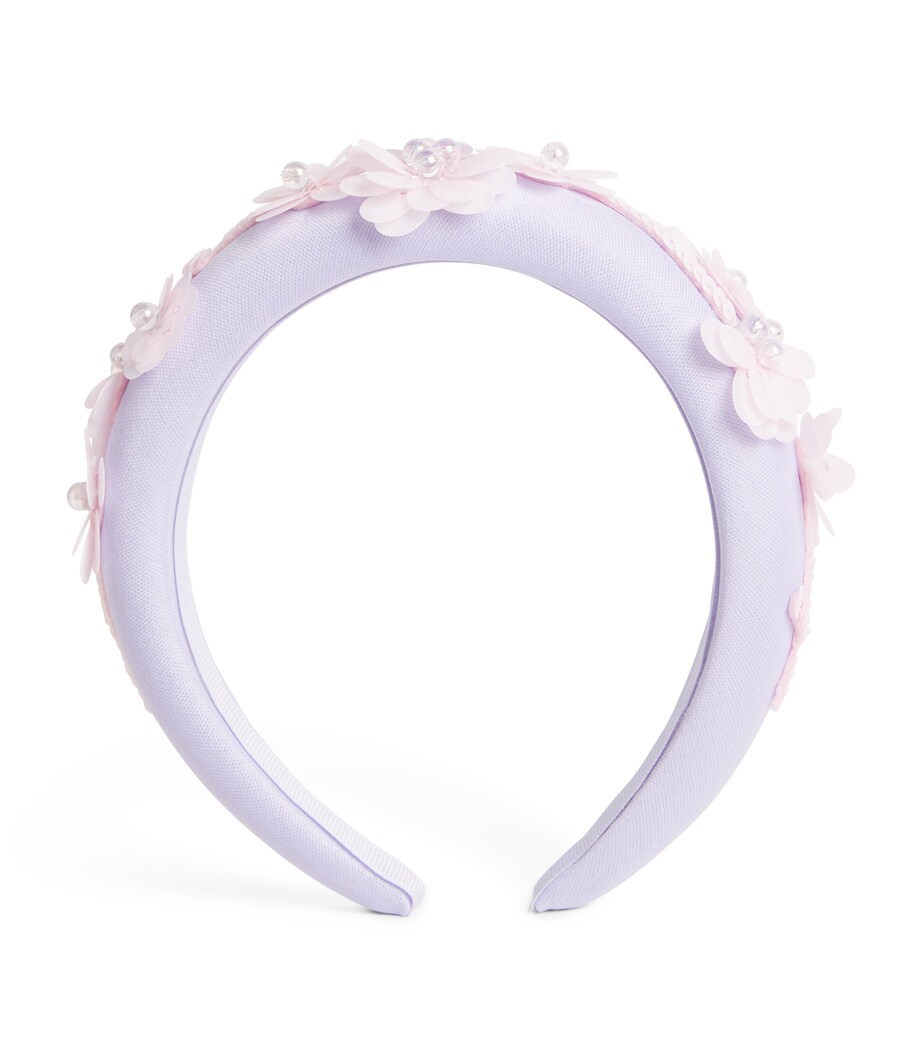 Self-Portrait Kids Embellished Headband Lilac Image 1