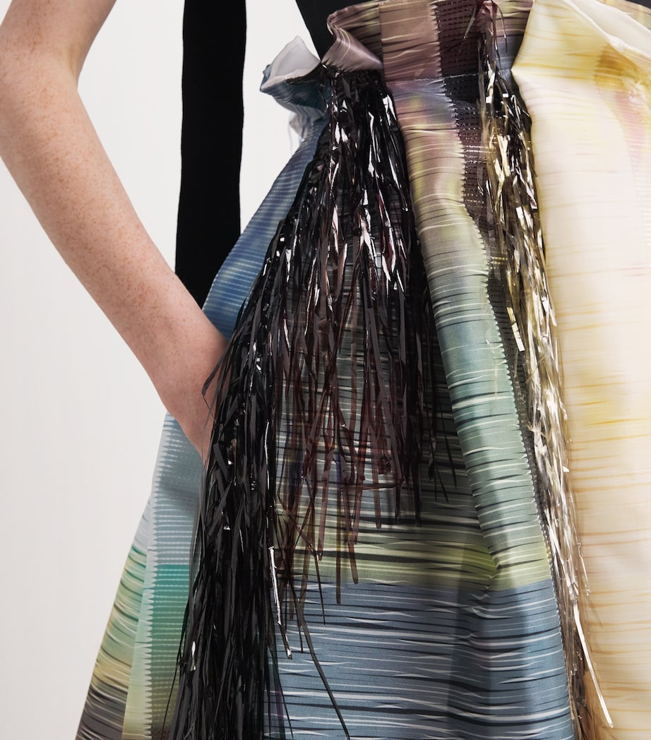 Filcoupé Textured Hanae Maxi Dress PATCHWORK SUNSET Image 6