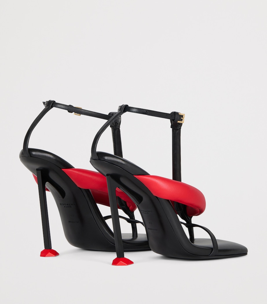 Givenchy Calfskin Boudoir Sandals 95 Black/red Image 5